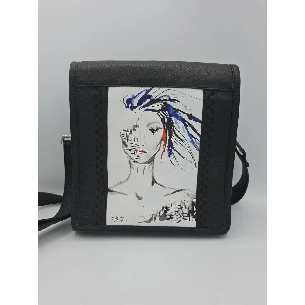 Stephanie rise Colorado Crossbody bag with K.YNEZ Truly Blue‎